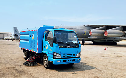 冰球突破mg扫路车交付安哥拉机场使用