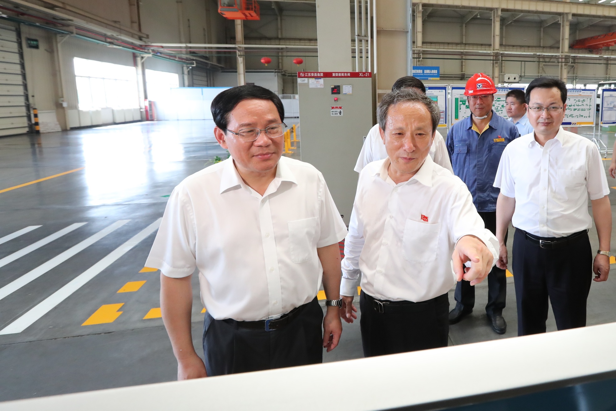 李强同志视察冰球突破mg集团